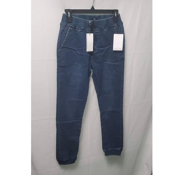 Ag Adriano Goldschmied Kids The Luke Denim Jogger Pants Big Boy's Size Large - Picture 2 of 13